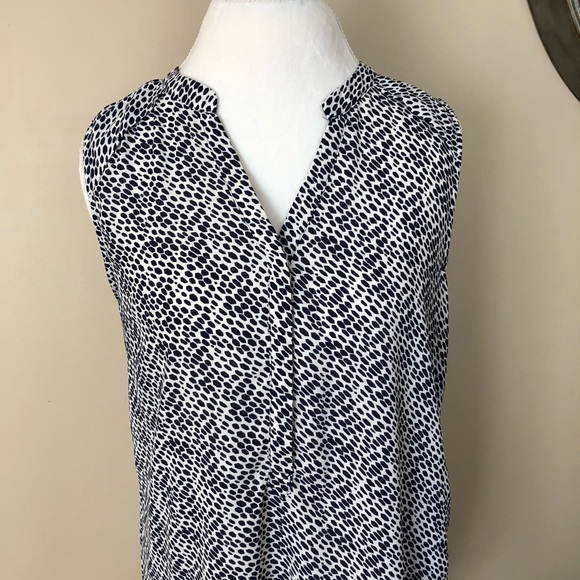 H&M Pattern Sleeveless Blouse, Size: 8 - Picture 2 of 7